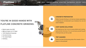 flatline concrete grinding website